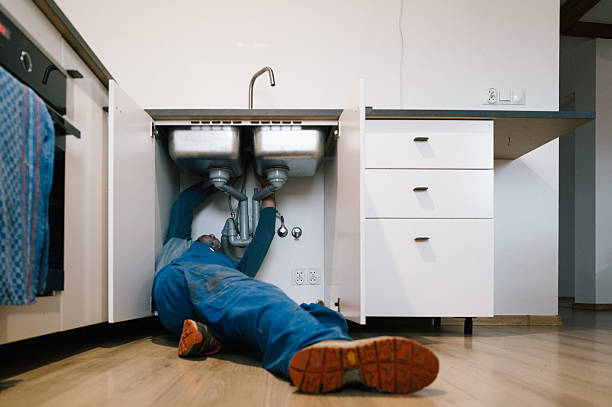 Professional Plumbing technician working in Shafer, MN